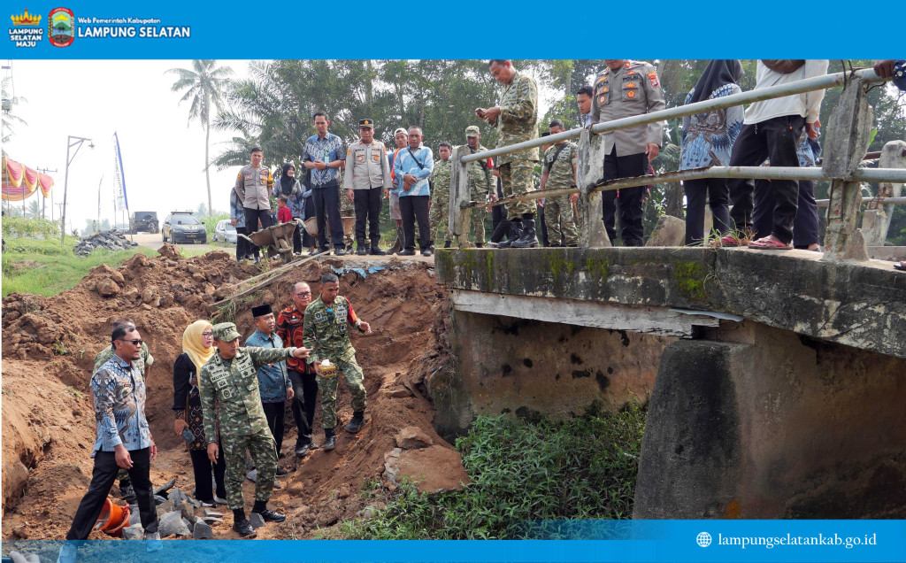 Sinergi Pemkab dan TNI, Pembangunan Jembatan Perintis Garuda di Lamsel Dimulai