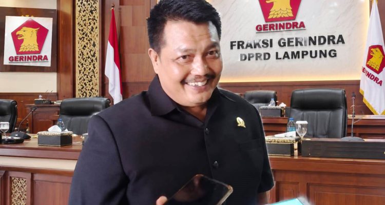 Ketua Fraksi Gerindra Lampung, Fahrurrozi Ketua Fraksi Gerindra Lampung, Fahrurrozi