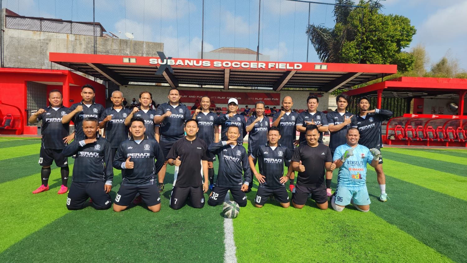 Peradi Bandarlampung Puji Soliditas Tim Minisoccer PWI Lampung