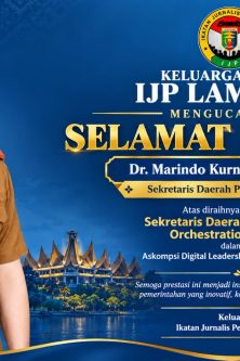 Sekretaris Daerah Provinsi (Sekdaprov) Lampung Marindo Kurniawan
