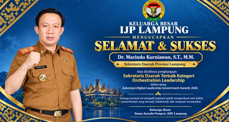 Sekretaris Daerah Provinsi (Sekdaprov) Lampung Marindo Kurniawan