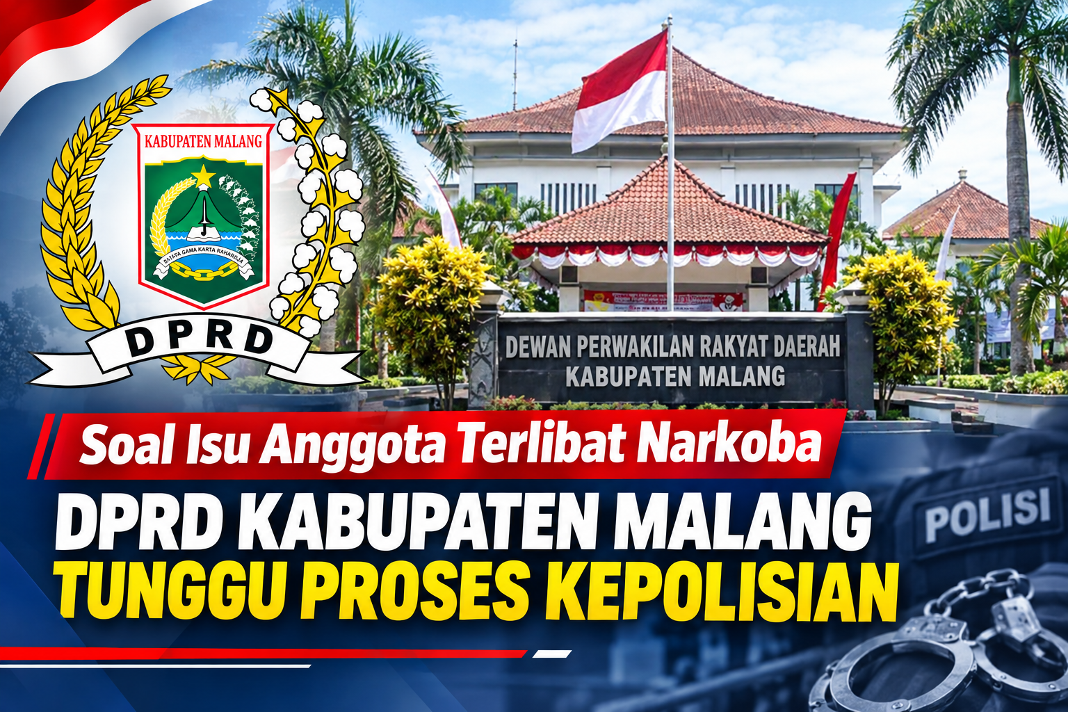 DPRD Kabupaten Malang Tunggu Laporan dan Proses Kepolisian